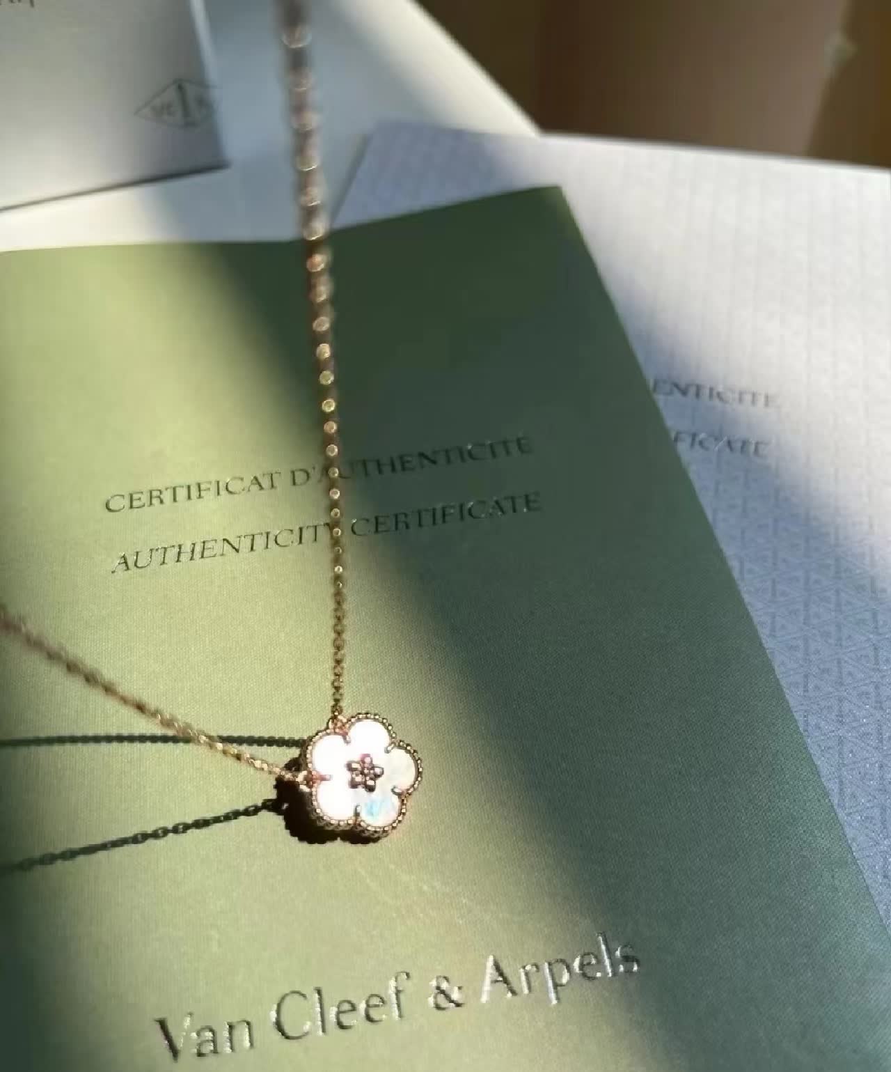 Van Cleef & Arpels Alhambra Gold and Opal Jewelry Set